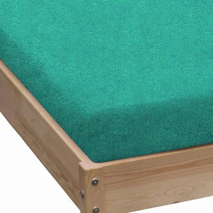 Prześcieradło Frotte Z Gumką 90X200 Szmaragdowe Grube - Prześcieradła - miniaturka - grafika 1