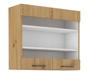 Szafki kuchenne - Szafka Wisząca Witryna Kuchenna 80x72 cm MODENA - miniaturka - grafika 1