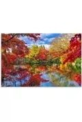 Malowanie po numerach - malowanie po numerach 40x50cm jesienne jezioro 1007692 - miniaturka - grafika 1