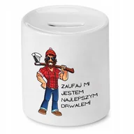 Skarbonki - Dla Tirowca Skarbonka na Urodziny na Prezent z Nadrukiem ze Zdjęciem + Opakowanie na prezent (wzór 01) - miniaturka - grafika 1