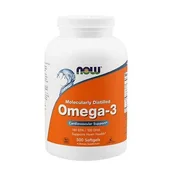 Witaminy i minerały dla sportowców - NOW Omega-3 - 500softgels - miniaturka - grafika 1