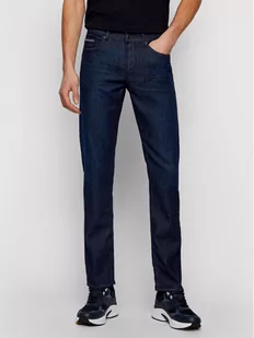 BOSS Jeansy Delaware3-1 50449701 Granatowy Slim Fit - Spodnie męskie - miniaturka - grafika 1