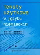 Książki do nauki języka niemieckiego - Teksty użytkowe w języku niemieckim - Magdalena Jaworowska, Magdalena Zielińska - miniaturka - grafika 1