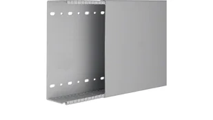 Hager polo Korytko grzebieniowe BA6 200x60 szary kamień BA66020007030B 2m BA66020007030B - Kanały kablowe - miniaturka - grafika 1