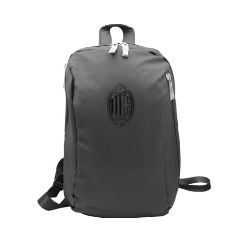 Ac Milan 143459 Milan, torba podróżna na jedno ramię/plecak unisex dla dorosłych, średni, czarne, M