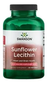 Suplementy naturalne - SWANSON Lecytyna słonecznikowa 1200 mg 90 kaps 7059839 - miniaturka - grafika 1