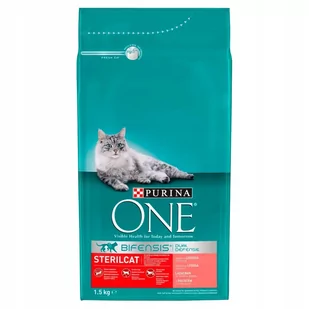 Purina ONE Sterilcat Bifensis łosoś karma 1.5kg - Sucha karma dla kotów - miniaturka - grafika 1