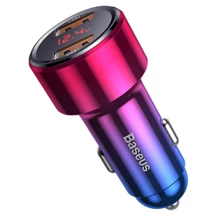 Baseus Magic Series Dual QC - ładowarka samochodowa Quick Charge 3.0 2x USB 45W 6A czerwony (CCMLC20A-09) - Ładowarki samochodowe - miniaturka - grafika 3
