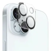 Pozostałe akcesoria do telefonów - Crong Lens Shield - Szkło na aparat i obiektyw iPhone 15 / iPhone 15 Plus - miniaturka - grafika 1