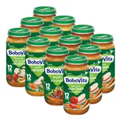 Dania dla dzieci - BoboVita Zestaw Mix-1 Obiadków po 12 miesiącu 12x250g - miniaturka - grafika 1