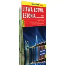 ExpressMap Litwa, Łotwa, Estonia 1:700 000 - mapa samochodowa - Expressmap - Atlasy i mapy - miniaturka - grafika 1