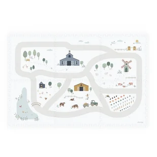 Play&Go Dwustronna Mata Piankowa EEVAA 3w1 Farm 120x180cm - Maty piankowe - miniaturka - grafika 1