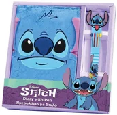 Długopisy - Pamiętnik pluszowy z długopisem Lilo&Stit - miniaturka - grafika 1