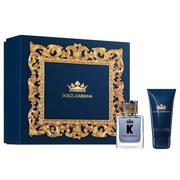 Zestawy perfum męskich - Dolce&Gabbana K by Zestaw zapachowy 50 ml EDT + 50 ml ASB) - miniaturka - grafika 1