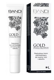 BANDI Gold Peptydowy Krem Twarz Szyja Dekolt 14ml - Kremy do twarzy - miniaturka - grafika 1