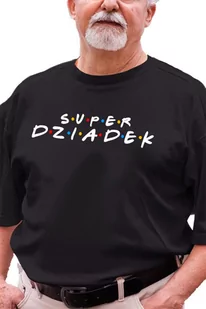 Koszulka z nadrukiem dla Dziadka " Super Dziadek " - Dzień Babci i Dzień Dziadka - miniaturka - grafika 1