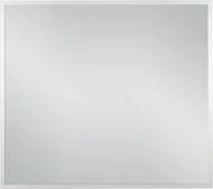 Lustra - Lustro łazienkowe w srebrnej ramie aluminiowej 90x80cm - miniaturka - grafika 1
