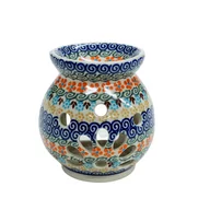 Świeczniki - Ceramiczny kominek zapachowy Ceramika Bolesławiec - miniaturka - grafika 1