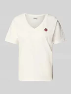 Koszulki i topy damskie - T-shirt z wyhaftowanym motywem model ‘KENNEDY’ - miniaturka - grafika 1