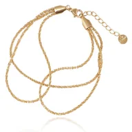 Biżuteria dla dzieci - Bransoletka Na Rękę Stal Chirurgiczna Pozłacana 14K Złotem Bst1494 - miniaturka - grafika 1