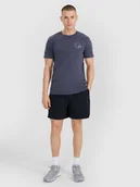 Spodenki męskie - 4F Spodenki casual męskie - czarne 3XL - miniaturka - grafika 1