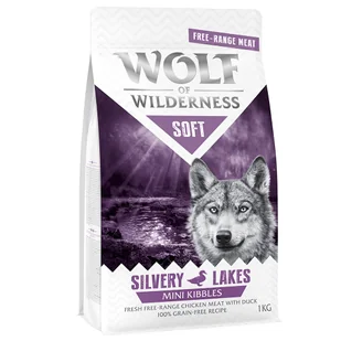 Wolf of Wilderness Mini "Soft - Silvery Lakes", kurczak i kaczka z wolnego wybiegu - 1 kg - Sucha karma dla psów - miniaturka - grafika 1