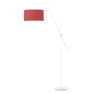 Lampy stojące - Lampa podłogowa LYSNE Bilbao, 60 W, E27, czerwona/biała, 176x90 cm - miniaturka - grafika 1