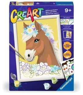 CreArt dla dzieci: Konik z krysztalkami - Ravensburger - Zabawki kreatywne - miniaturka - grafika 1