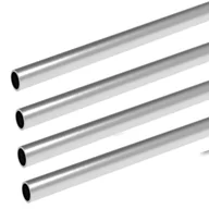 Balustrady i akcesoria - BANISTER Poprzeczka tralki do balustrady okrągła 2 m srebrna 4 sztuki - miniaturka - grafika 1