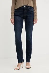 BOSS jeansy damskie kolor granatowy 50542555 - Spodnie damskie - miniaturka - grafika 1