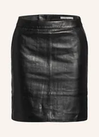 Spódnice - Gestuz Spódnica Skórzana Char schwarz - miniaturka - grafika 1