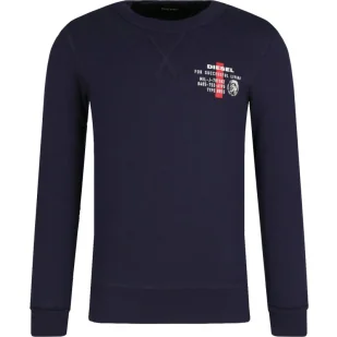 Diesel Bluza | Regular Fit - Bluzy dla dziewczynek - miniaturka - grafika 1