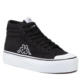 Trampki KAPPA - 243161 Black/White 1110 - Trampki damskie - miniaturka - grafika 1