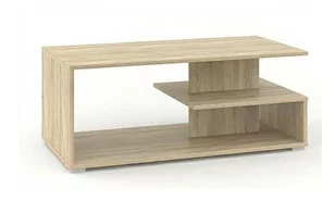 Ława PER LA VITA Nina, dąb sonoma, 100x55x50 cm - Ławy i stoliki kawowe - miniaturka - grafika 1