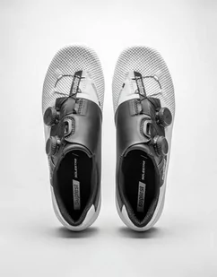 SUPLEST buty rowerowe szosowe ROAD EDGE+ 2.0 PRO white/black - Buty rowerowe - miniaturka - grafika 3