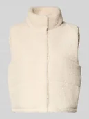 Kurtki damskie - Kamizelka o kroju regular fit z imitacji futerka model ‘SANDRA’ - miniaturka - grafika 1