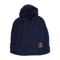Czapki dla dzieci - Dziecięca czapka z pomponem Viking Tigres Kids navy - ONE SIZE - miniaturka - grafika 1