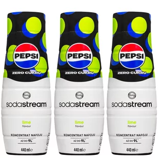 3x Syrop do SodaStream Pepsi MAX Limonka 440 ml - Syropy i koncentraty owocowe - miniaturka - grafika 1