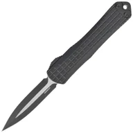 Noże - Nóż automatyczny OTF Heretic Manticore S D/E Black Frag Aluminium, Black/Satin MagnaCut by Tony Marfione Jr. - miniaturka - grafika 1