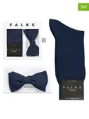 Skarpetki męskie - Falke 2-częściowy zestaw w kolorze granatowym: skarpety i muszka - miniaturka - grafika 1