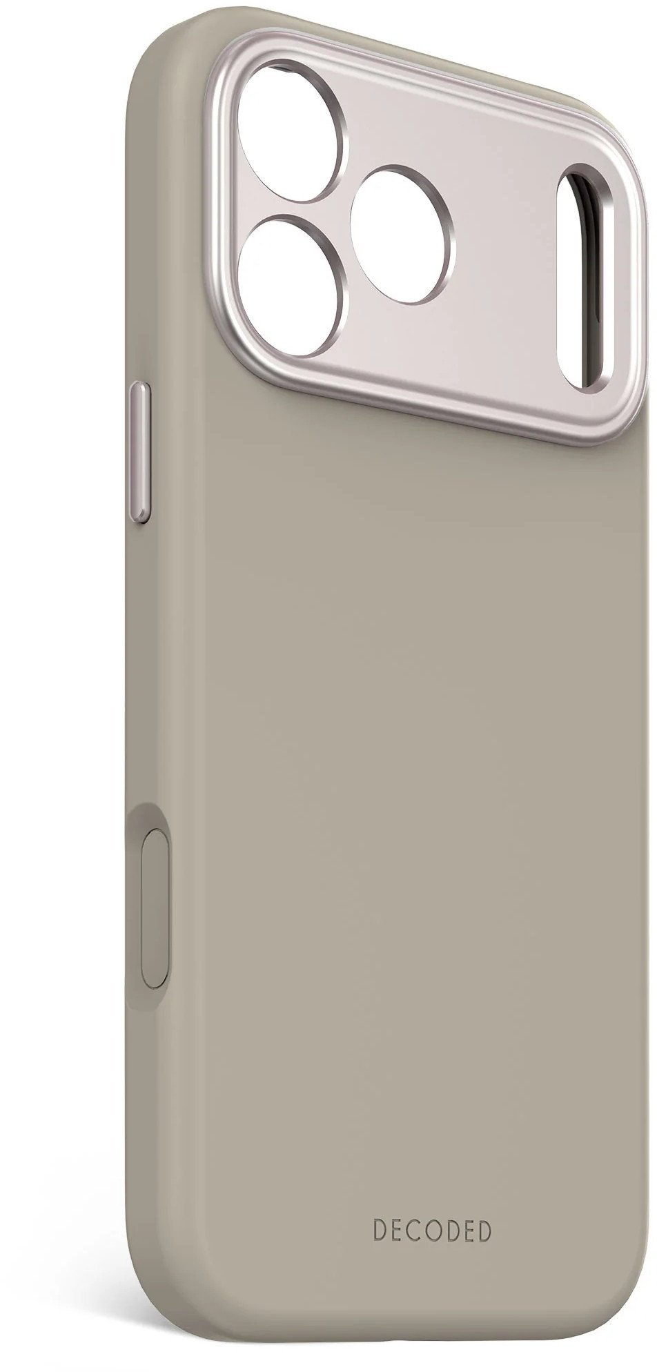 Decoded AntiMicrobial Silicone Backcover - silikonowa obudowa ochronna do iPhone 17 Pro Max kompatybilna z MagSafe soft taupe