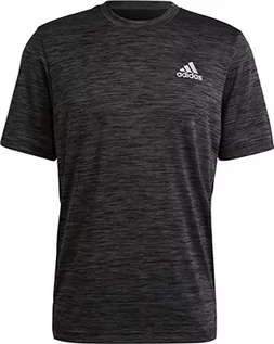 Koszulki męskie - Adidas HF5927 TEE M T-shirt męski czarny S - grafika 1