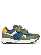 Buty dla chłopców - Geox Sneakersy Pavel J4515A 054FU CA34B M Zielony - miniaturka - grafika 1