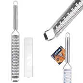 Siekacze tarki i szatkownice - TARKA KUCHENNA PŁASKA DO WARZYW SERA ZIEMNIAKÓW STALOWA 38CM ORION 144810 - miniaturka - grafika 1