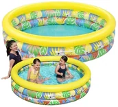 Baseny ogrodowe - Basen dmuchany dla dzieci Brodzik 168cm Okrągły ogrodowy basenik dmuchany - miniaturka - grafika 1
