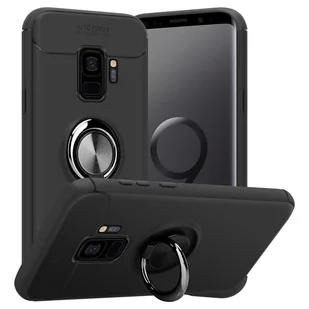Pokrowiec Do Samsung Galaxy S9 Etui w CZARNO - SZARY TPU Silikon Obudowa Plecki Case Cover Ochronny Cadorabo - Etui i futerały do telefonów - miniaturka - grafika 1