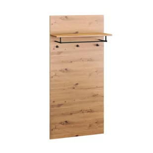 Wieszak loftowy NEVIO 15 dąb artisan/czarny - Wieszaki i stojaki - miniaturka - grafika 1