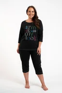 Piżamy damskie - Olza piżama damska 3/4 rękaw, 3/4 spodnie - Italian Fashion - miniaturka - grafika 1