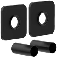 Akcesoria grzewcze - Mexen zestaw maskujący pojedynczy do grzejnika, czarny - W909-000-70 - miniaturka - grafika 1