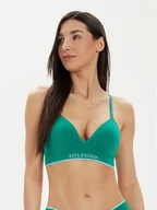 Biustonosze - Tommy Hilfiger Biustonosz bezfiszbinowy UW0UW04741 Zielony - miniaturka - grafika 1